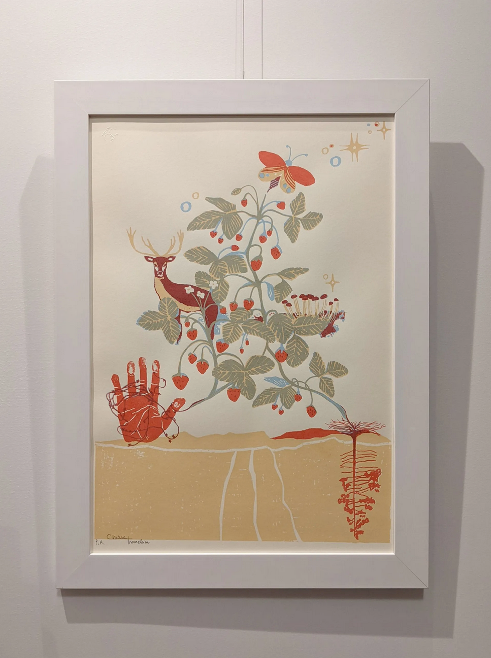 Chiara Tronchin serigrafia ad Alberabilia